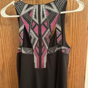 Express jewel racerback tank top